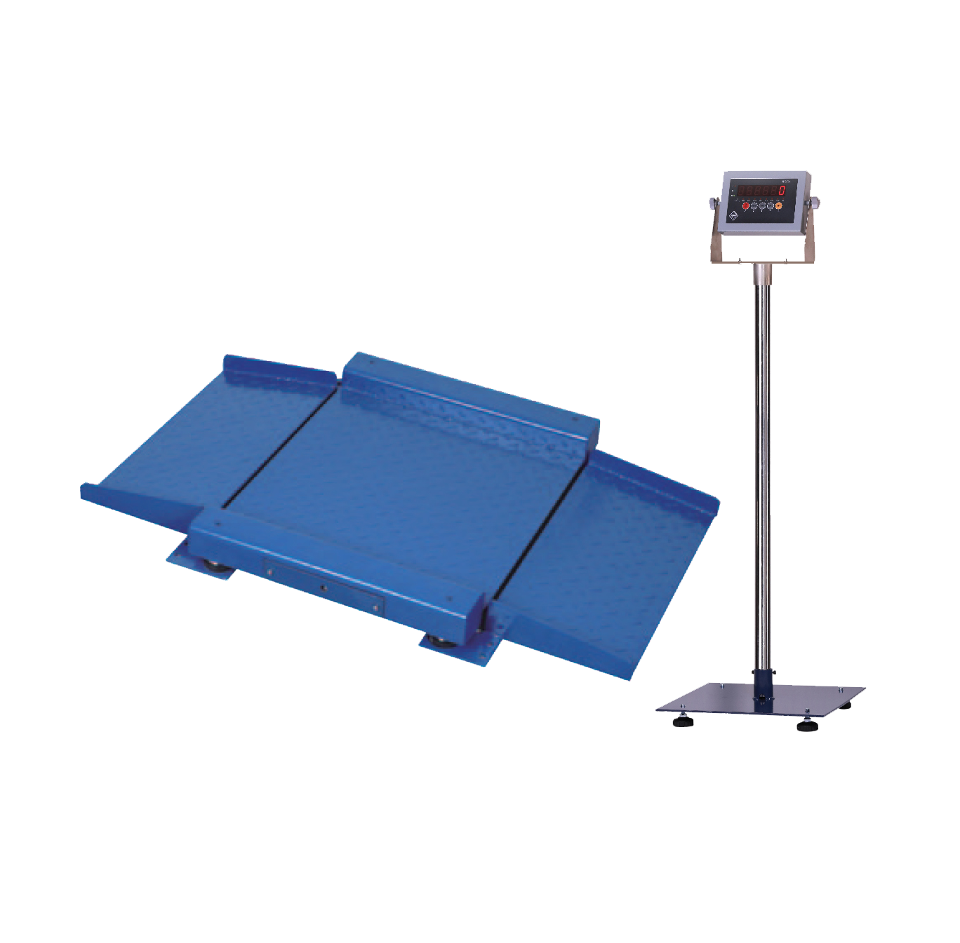 FLOOR SCALE WITH RAMP