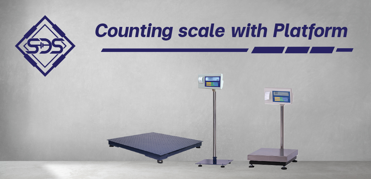 COUTING SCALE WITH PLATFORM